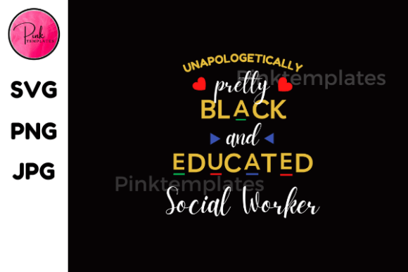 Black Social Worker Graphics for T-Shirt Designs