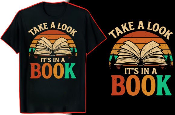 Book Graphics for T-Shirt Designs