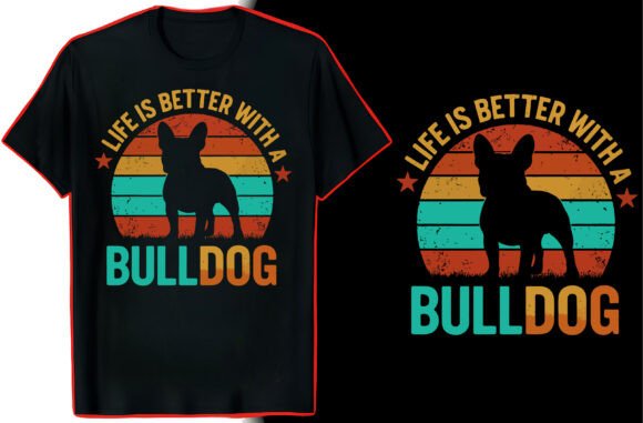 Bulldog Graphics for T-Shirt Designs