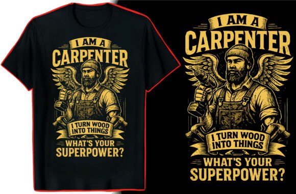 Carpenter T-Shirt Graphic Art: A Seller’s Review