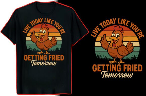 Chicken Graphics for Modern T-Shirt Designs