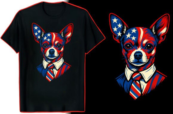 Chihuahua Graphic Art for T-Shirt Designs