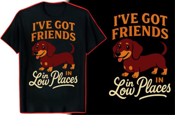 Dachshund T-Shirt Graphics for Blog Design
