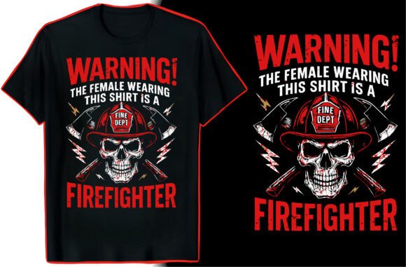 Firefighter Graphics for T-Shirt Designs