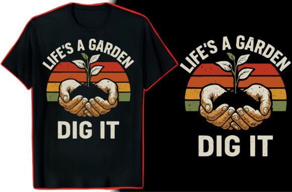 Gardening Graphics for T-Shirt Designs