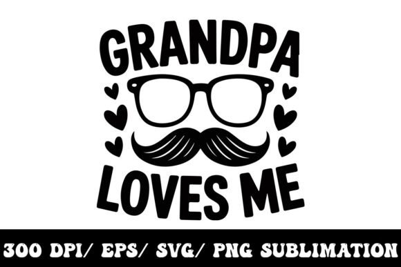 Grandpa Loves Me T-Shirt Graphic Review