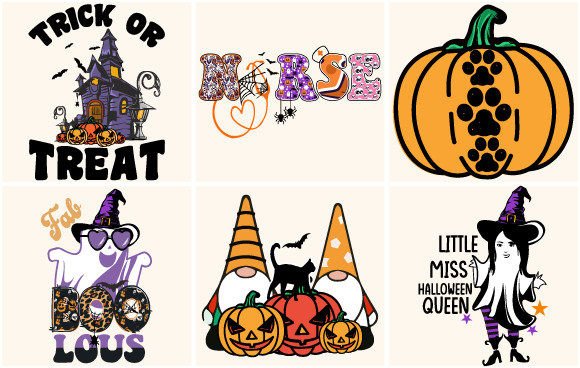 Halloween Graphics for T-Shirt Designs