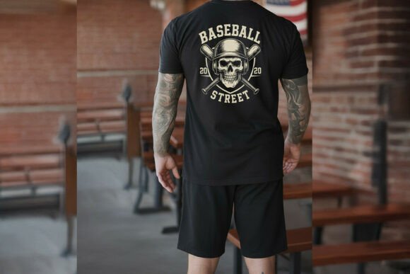 Review: Baseball Skull Graphic Streetwear Shirt