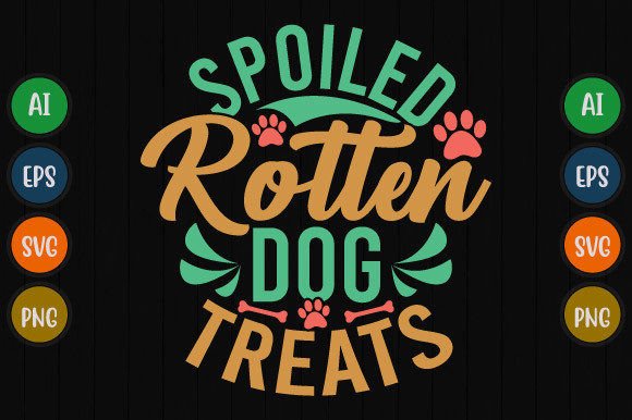 Review: Spoiled Rotten Dog Treats Graphic Design