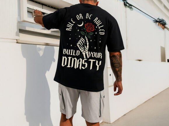 Skull Rose Graphic: Bold T-Shirt Designs & Graphics