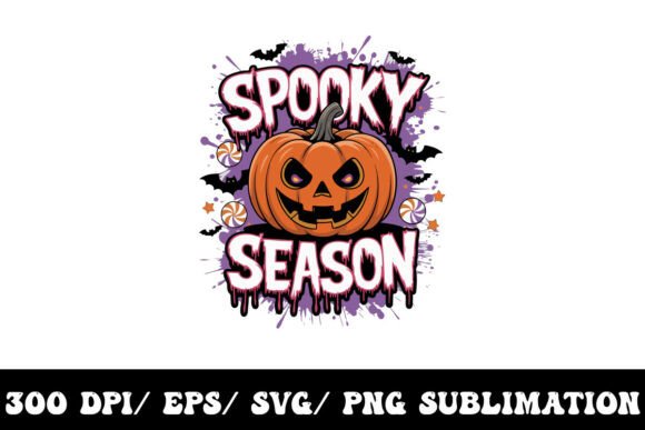 Spooky Vibes Kawaii Graphics for T-Shirt Designs
